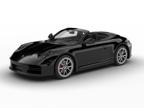 Porsche 911 Carrera S Cabrio 2025 3D Model