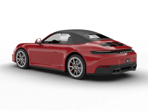 Porsche 911 Carrera S Cabrio 2025 3D Model