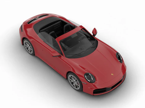 Porsche 911 Carrera S Cabrio 2025 3D Model