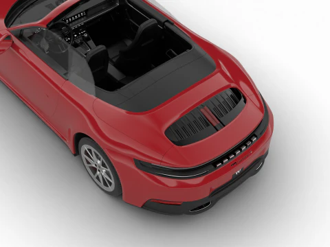 Porsche 911 Carrera S Cabrio 2025 3D Model