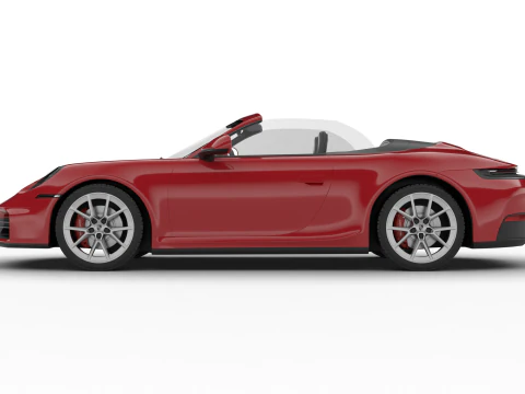 Porsche 911 Carrera S Cabrio 2025 3D Model