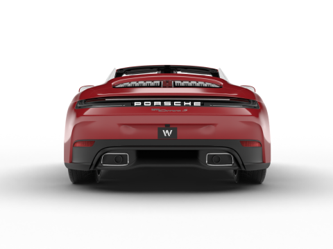 Porsche 911 Carrera S Cabrio 2025 3D Model