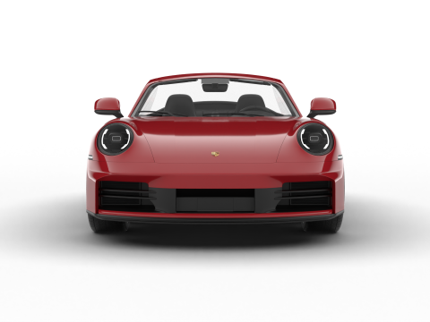 Porsche 911 Carrera S Cabrio 2025 3D Model