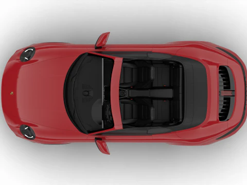 Porsche 911 Carrera S Cabrio 2025 3D Model