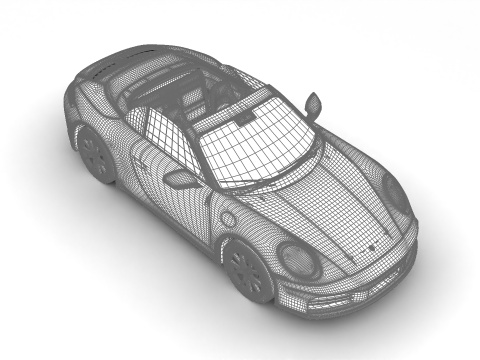 Porsche 911 Carrera S Cabrio 2025 3D Model