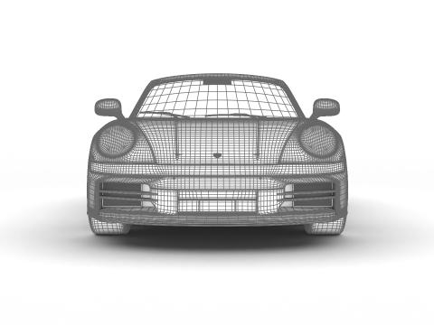 Porsche 911 Carrera S Cabrio 2025 3D Model
