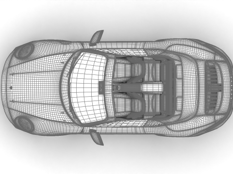 Porsche 911 Carrera S Cabrio 2025 3D Model