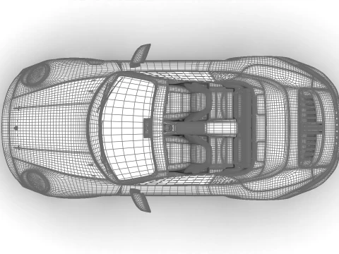 Porsche 911 Carrera S Cabrio 2025 3D Model
