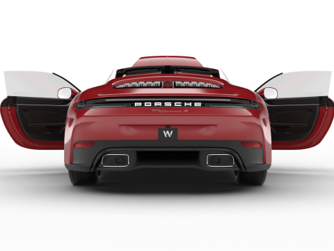 Porsche 911 Carrera S Cabrio 2025 HQ 3D Model