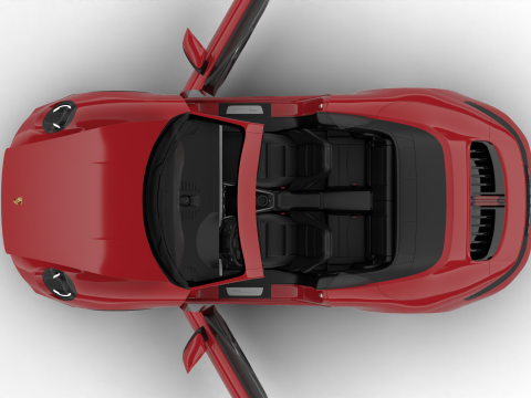 Porsche 911 Carrera S Cabrio 2025 HQ 3D Model