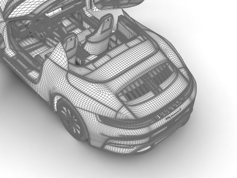 Porsche 911 Carrera S Cabrio 2025 HQ 3D Model