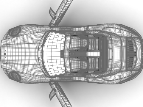 Porsche 911 Carrera S Cabrio 2025 HQ 3D Model