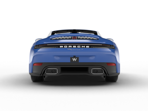 Porsche 911 Carrera T Cabrio 2025 3D Model