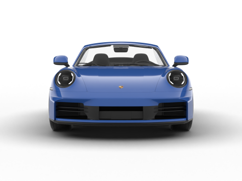 Porsche 911 Carrera T Cabrio 2025 3D Model