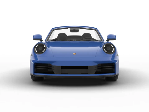 Porsche 911 Carrera T Cabrio 2025 3D Model