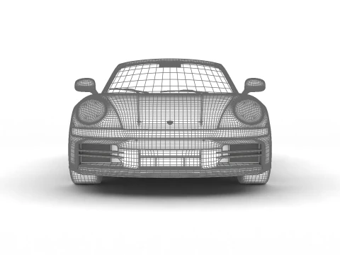 Porsche 911 Carrera T Cabrio 2025 3D Model