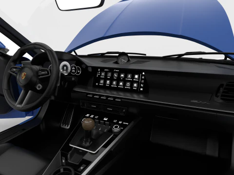 Porsche 911 Carrera T Cabrio 2025 HQ 3D Model