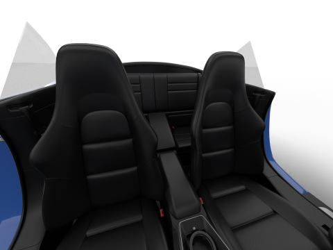 Porsche 911 Carrera T Cabrio 2025 HQ 3Dモデル