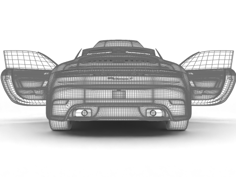 Porsche 911 Carrera T Cabrio 2025 HQ 3Dモデル