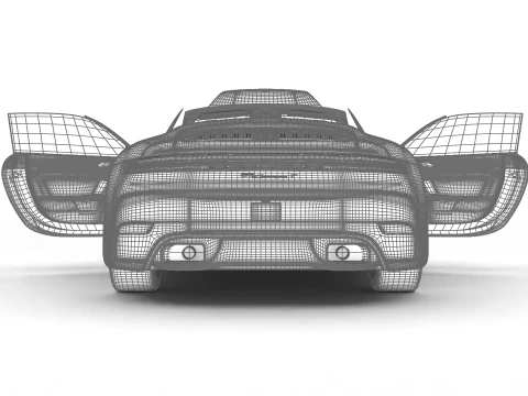 Porsche 911 Carrera T Cabrio 2025 HQ 3D Model