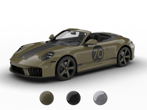 Porsche 911 Spirit 70 2025 3Dモデル