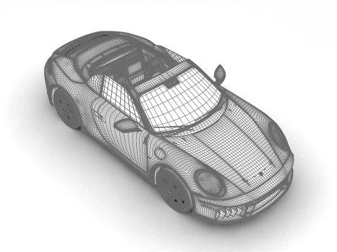 Porsche 911 Ruhu 70 2025 3D Model