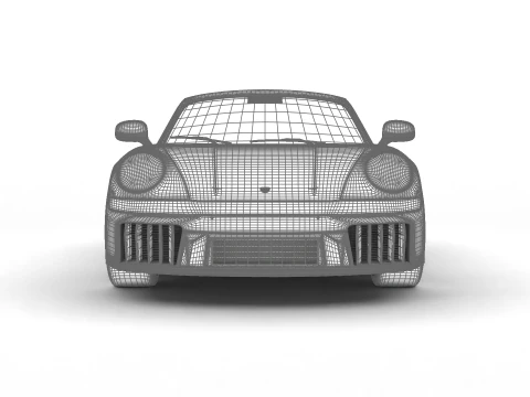 Porsche 911 Ruhu 70 2025 3D Model