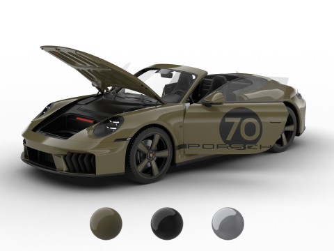 Porsche 911 Spirit 70 2025 HQ 3Dモデル