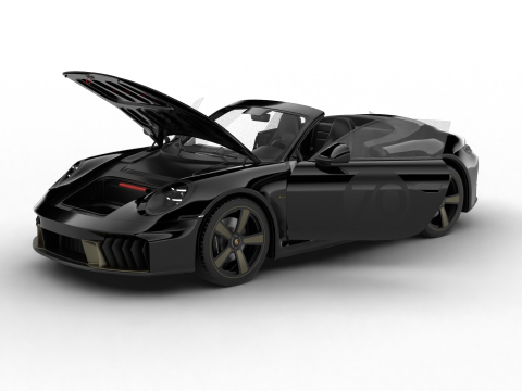 Porsche 911 Spirit 70 2025 HQ 3D Model