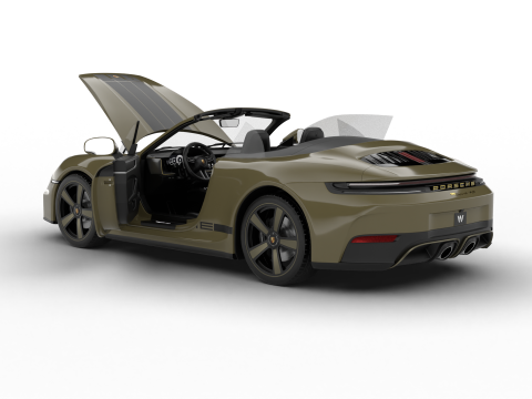 Porsche 911 Spirit 70 2025 HQ 3D Model
