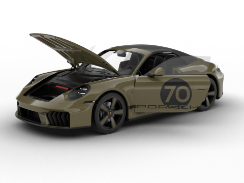 Porsche 911 Spirit 70 2025 HQ 3D Model