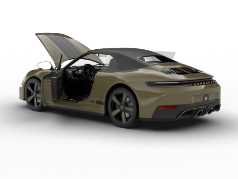 Porsche 911 Spirit 70 2025 HQ 3D Model