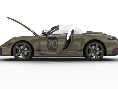 Porsche 911 Spirit 70 2025 HQ 3D Model