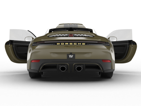 Porsche 911 Spirit 70 2025 HQ 3D Model