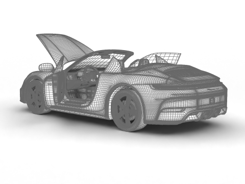 Porsche 911 Spirit 70 2025 HQ 3D Model