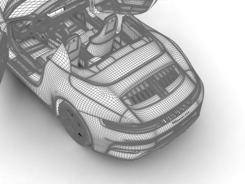 Porsche 911 Spirit 70 2025 HQ 3D Model
