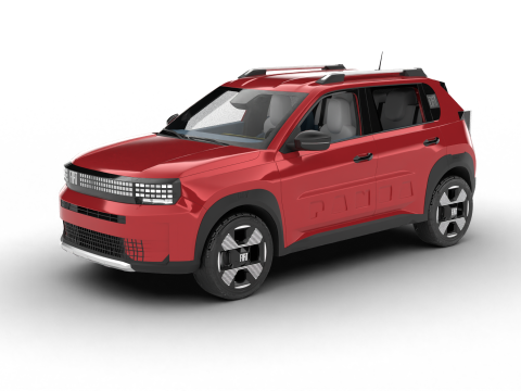 Fiat Grande Panda 2025 Modelo 3D
