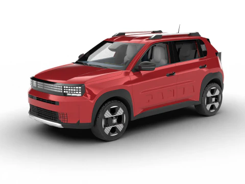 Fiat Grande Panda 2025 3D Model