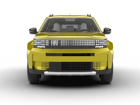 Fiat Grande Panda 2025 Modelo 3D