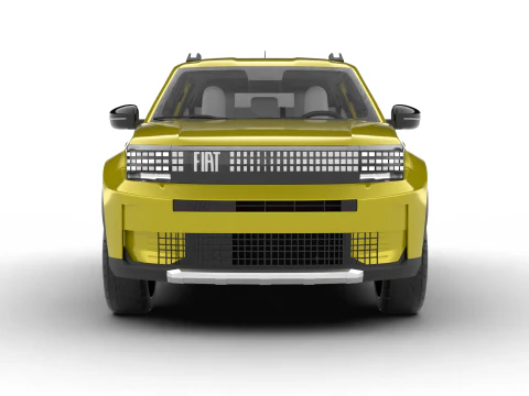 Fiat Grande Panda 2025 3D Model