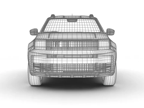 Fiat Grande Panda 2025 3D Model