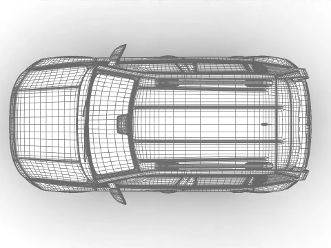 Fiat Grande Panda 2025 3D Model