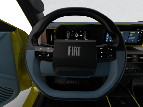 Fiat Grande Panda 2025 3D 모델