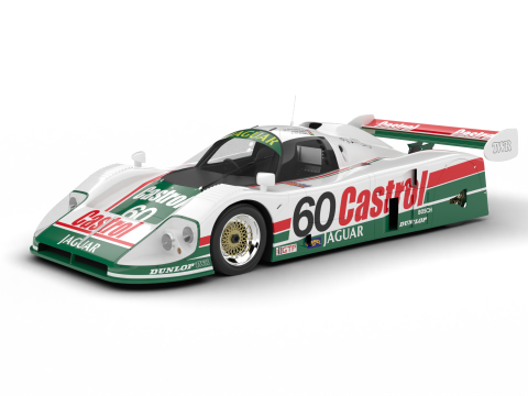 Jaguar XJR-9 Castrol Racing 1988 3D Модель