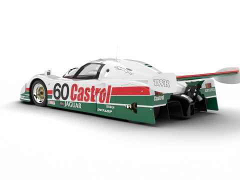 Jaguar XJR-9 Castrol Racing 1988 3D Model