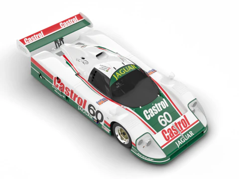 Jaguar XJR-9 Castrol Racing 1988 3D Model
