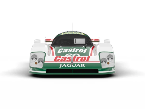 Jaguar XJR-9 Castrol Racing 1988 3D Model