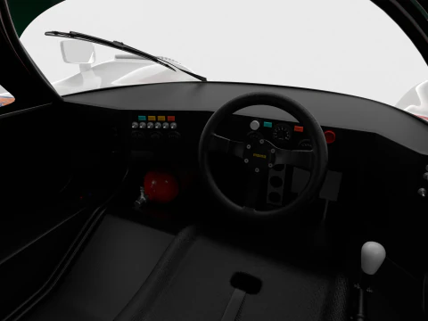 Jaguar XJR-9 Castrol Racing 1988 3D Model
