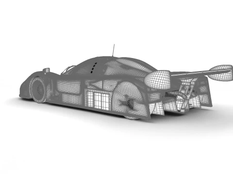 Jaguar XJR-9 Castrol Racing 1988 3D Model