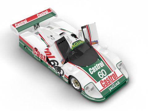 Jaguar XJR-9 Castrol Racing 1988 HQ Modelo 3D